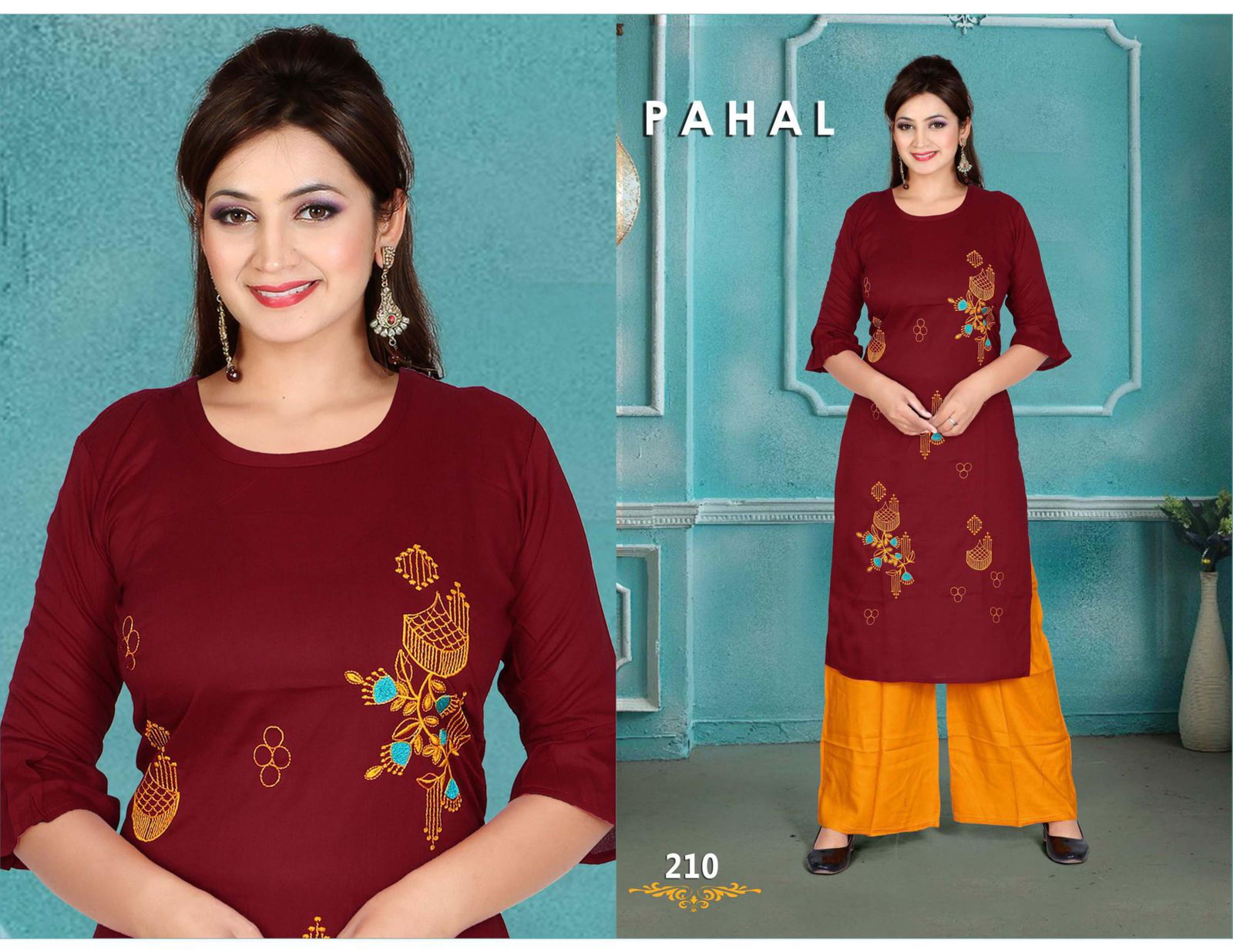 Beauty Queen Pahal 2 Casual Daily Wear Rayon Kurti With Bottom Collection
